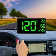 GPS Speedometer Car, 6.2” Digital Speed Display, Plug \u0026 Play Windshield Gauge, Real-Time Odometer Trip Meter, Overspeed Alarm for Car Truck Motorcycle